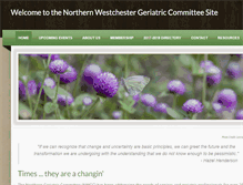 Tablet Screenshot of nwgeriatriccommittee.org